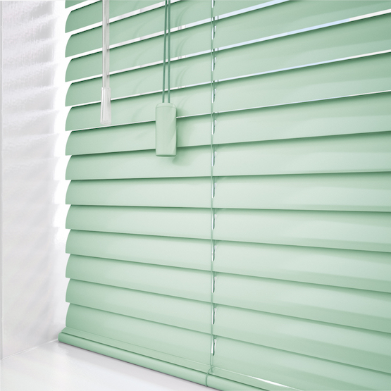 Powder Green Aluminium Venetian Blind